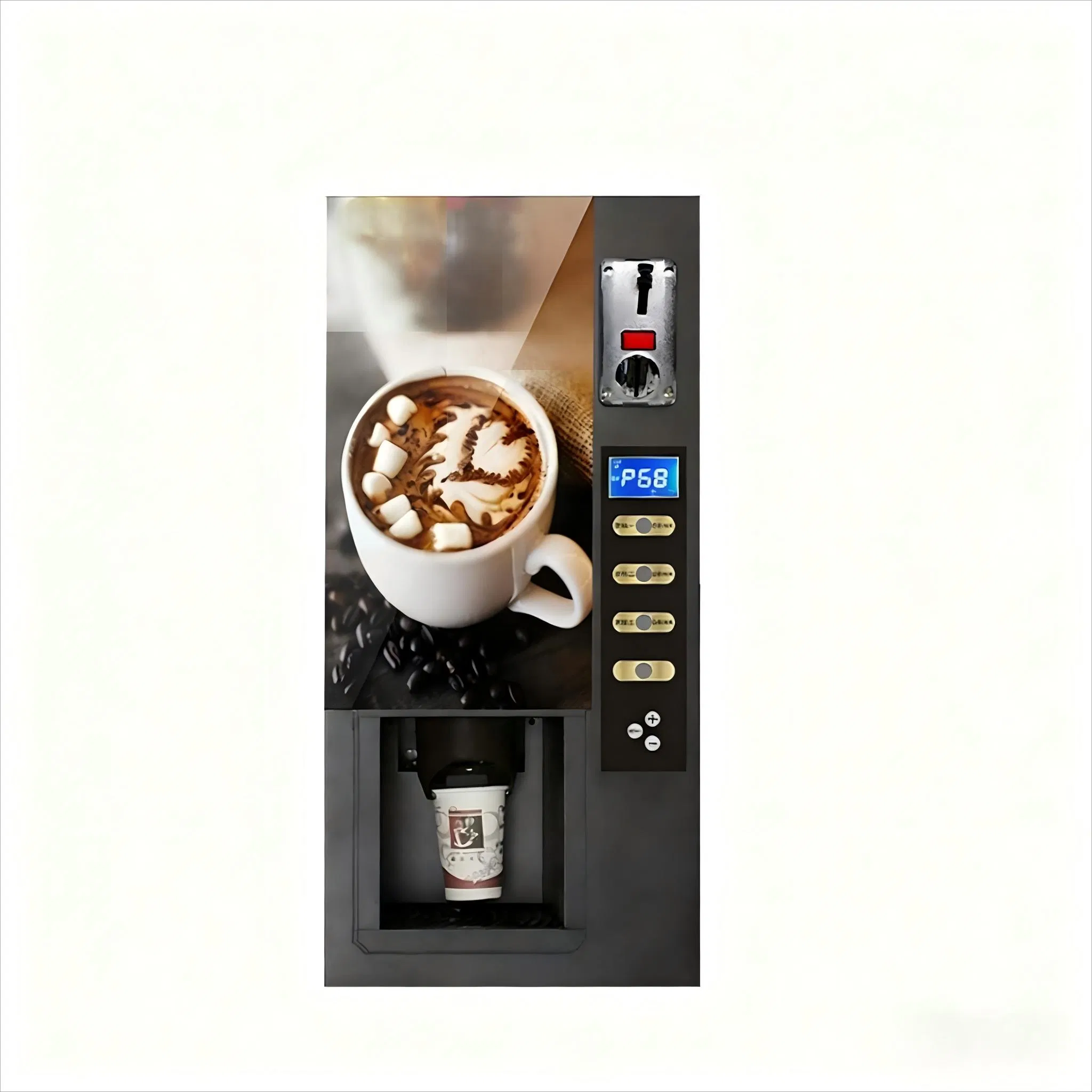 Coin Operated Hot Coffee Vending Machines for Office Business