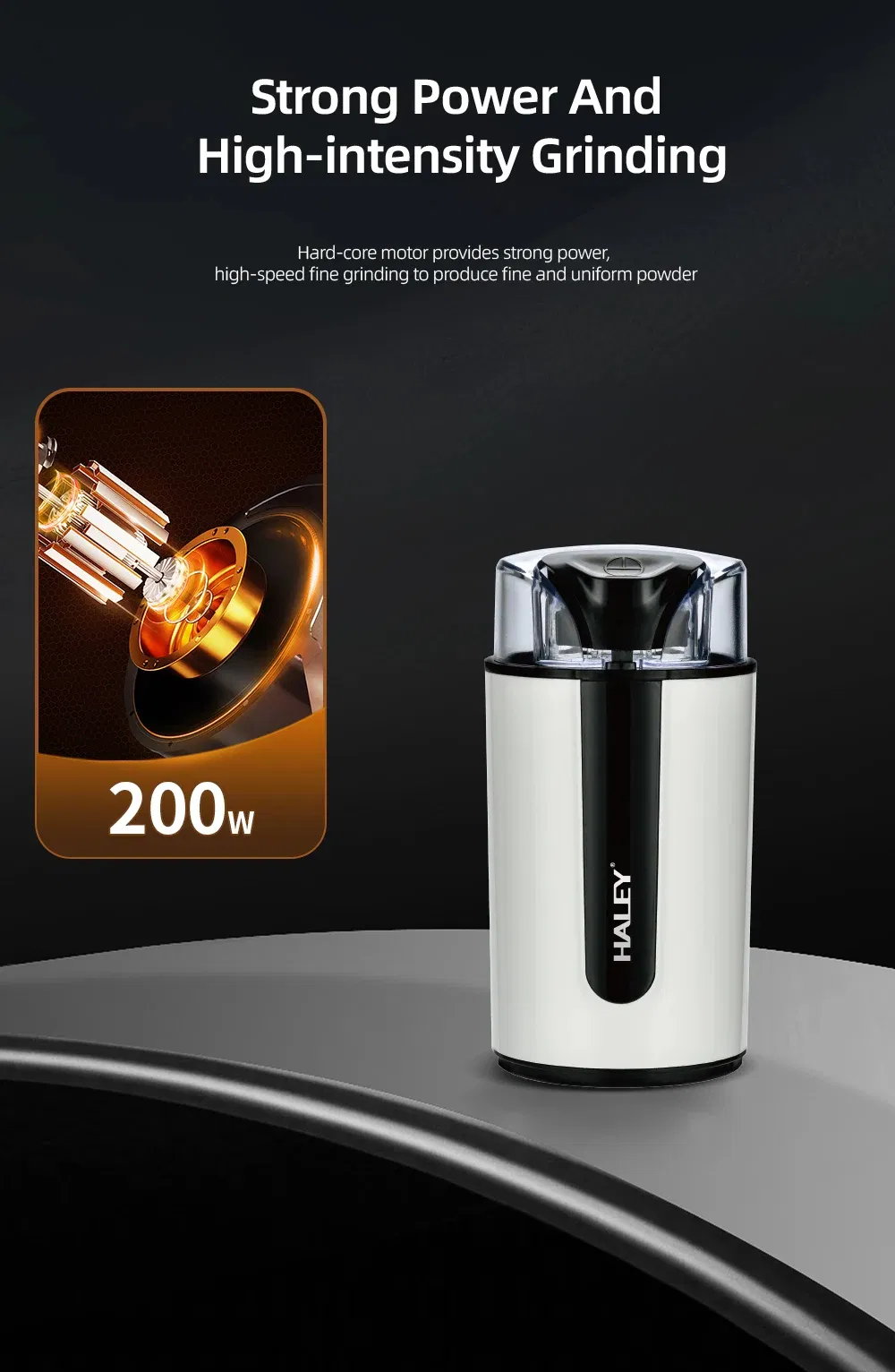 Electric Coffee Grinder Detail 4