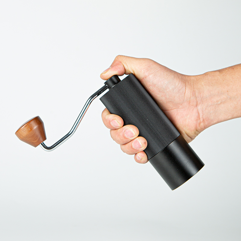 Manual Coffee Grinder with Adjustable Stainless Steel Burrs - Durable &amp; Precise Grind