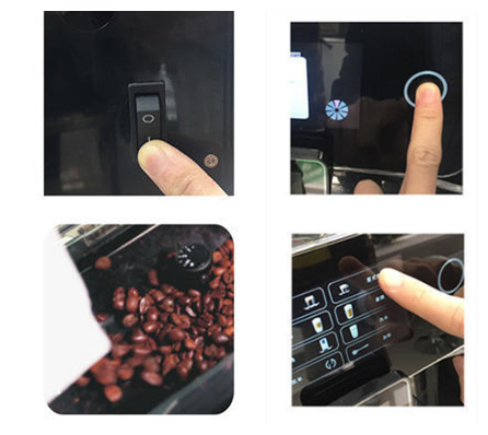 Full Auto Super Fully Automatic Vending Cappuccio or Latte Esspresso Making Machine Commercial Coffee Maker Office 110V 220V Coffee Machine with Grinder Prices