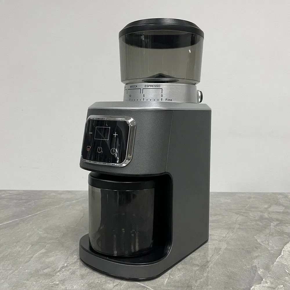 GF2005b Automatic Stainless Steel Burr Coffee Grinder for Single Dose Home Brewing