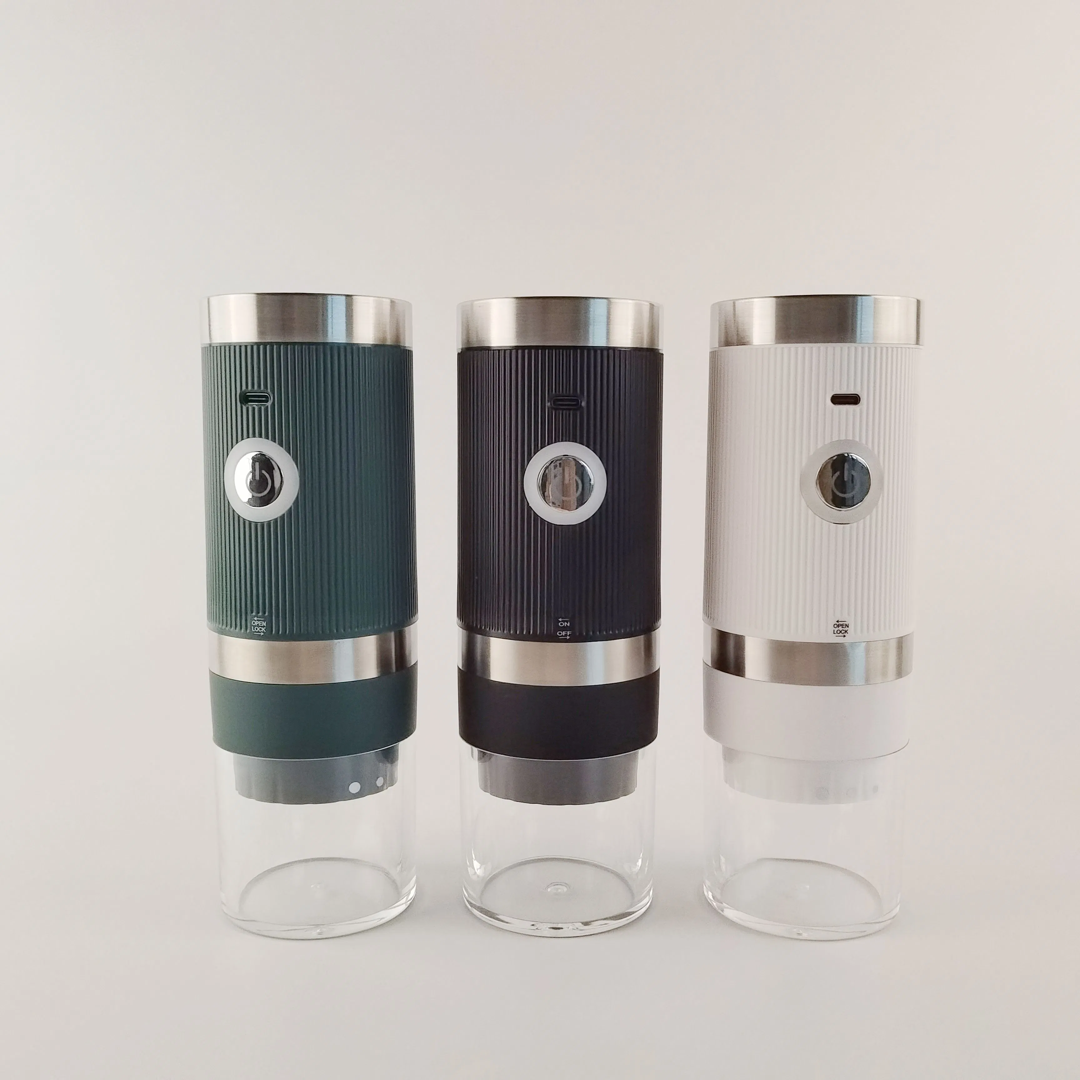 Portable USB Rechargeable Electric Conical Burr Coffee Bean Grinder Coffee Mill for Kitchen