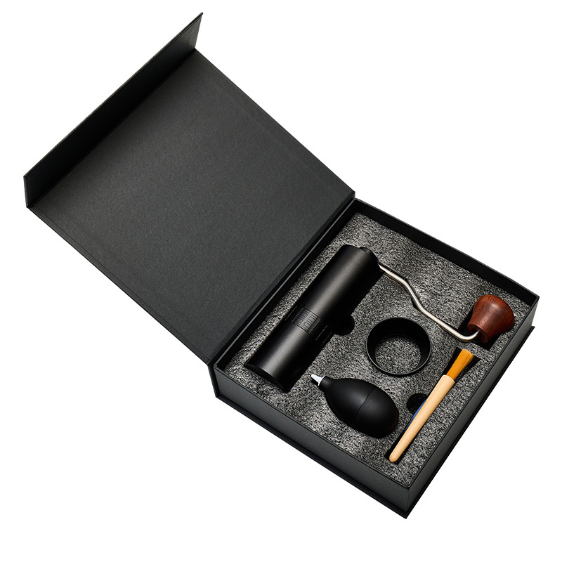 Manual Coffee Grinder Al-Alloy Body 420 Stainless Steel Burr Portable