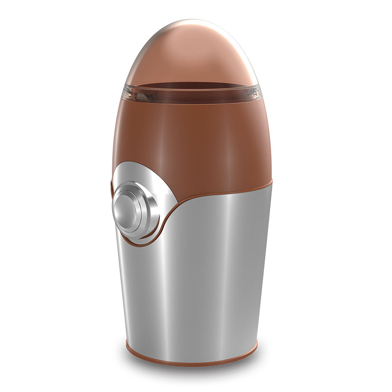 Best Portable Mini Professl Burr Coffee Machine Maker Lower Noise Produced Dry Grinding Coffee Grinder with Stainless Steel Blade and Detachable Bowl