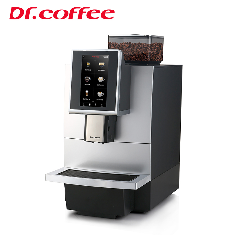 Dr. Coffee F12 Silver Color Fully Automatic Expresso Coffee Machine for Office Store