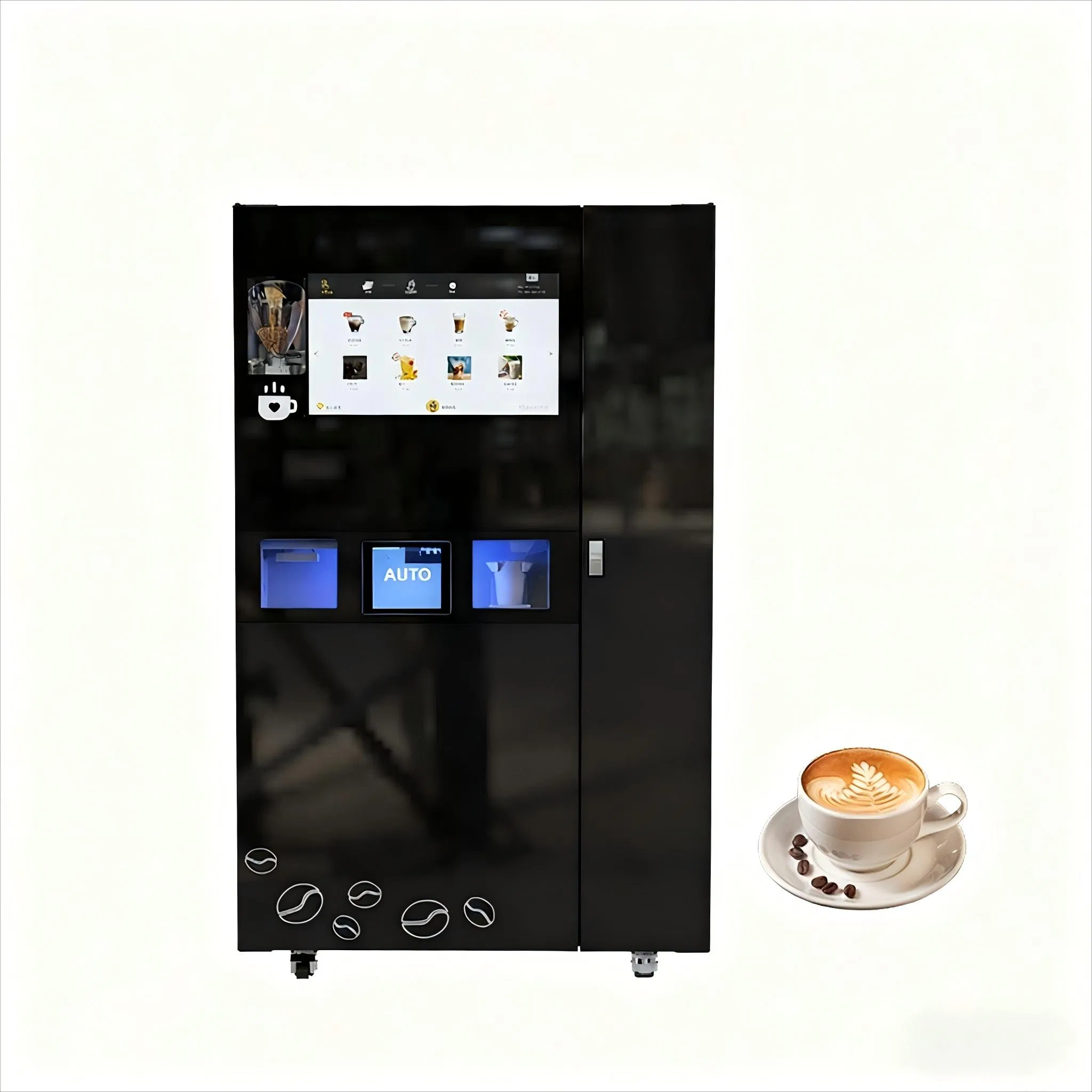 Coin Operated Hot Coffee Vending Machines for Office Business