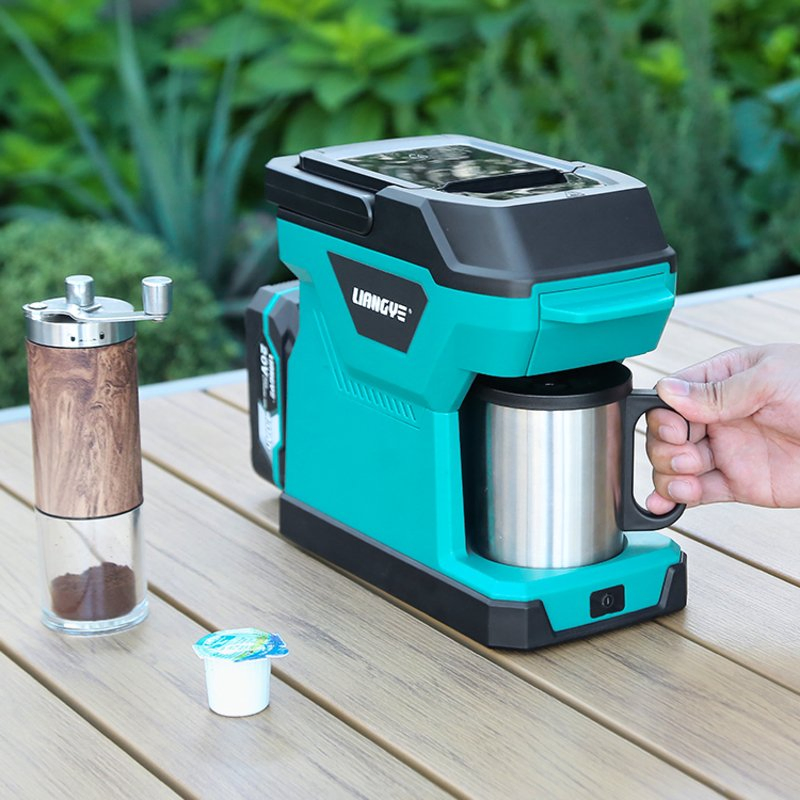 Portable Rechargeable Drip Coffee Maker with 20V Lithium Battery