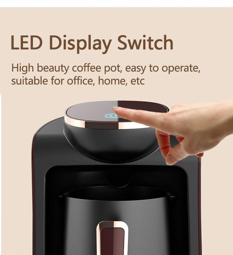 Wholesale Household Coffee Making Machine 250ml Automatic Milk Tea Coffee Maker