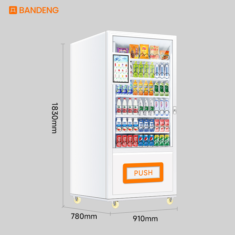 Versatile Beverage Vending Machine Supporting Hot and Cold Drinks Including Coffee Tea and Sodas for Office Environments Perfectly