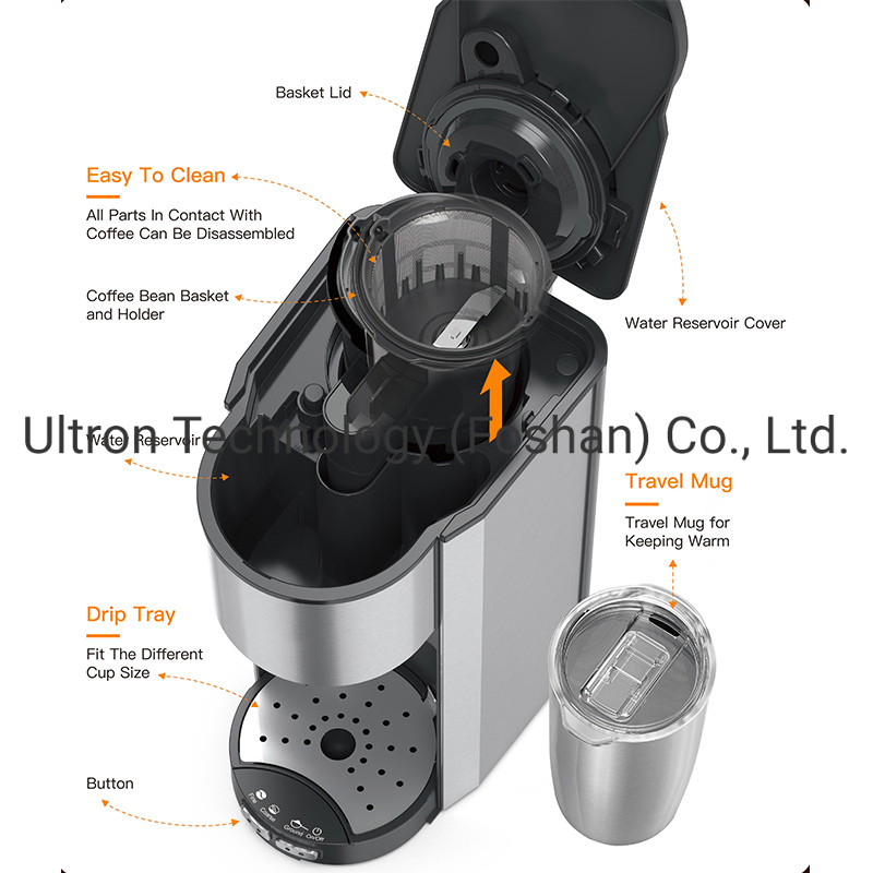 Professional Electric Drip Espresso Coffee Maker with Quolification