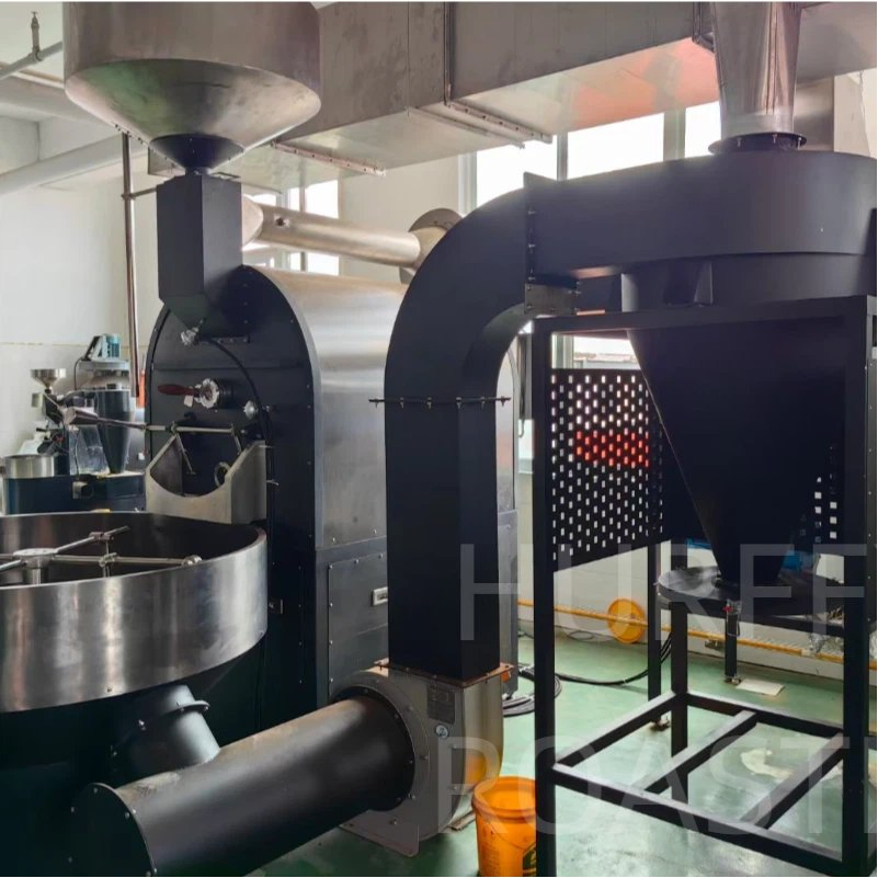 Auto 120 Kg Drum Commercial Coffee Roaster Machine for Industrial Coffee Processing Plants