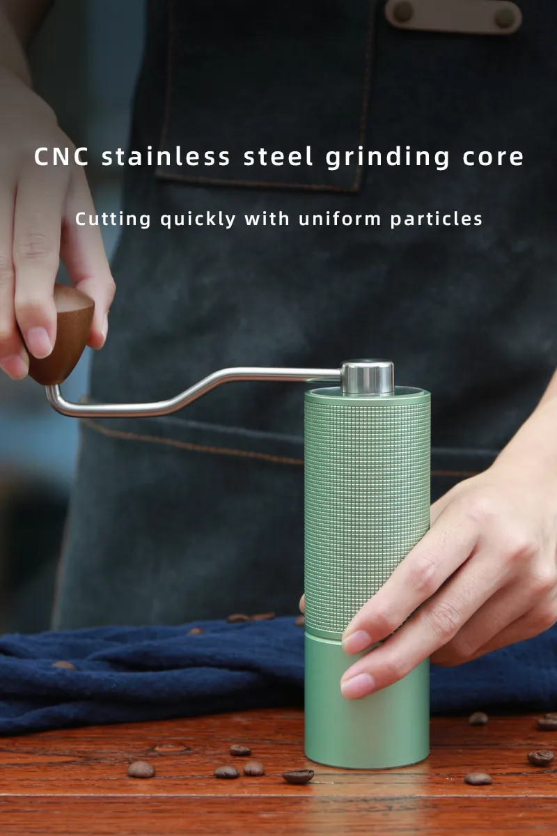 Professional Manual Espresso Grinder CNC Steel Burr 3