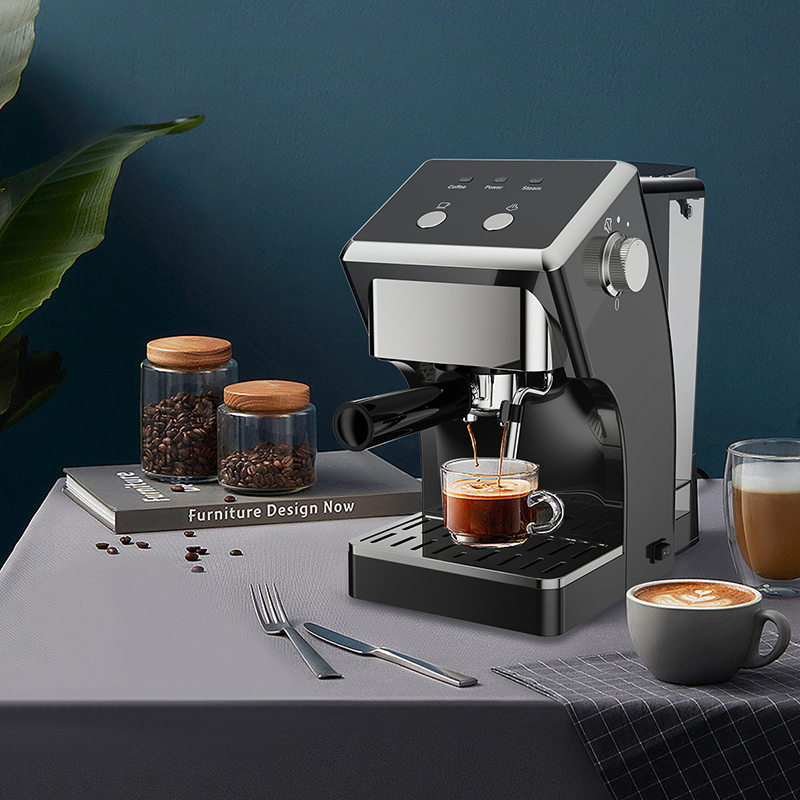 Jewin Espresso Coffee Machine Household Coffee Maker 1000W 1.5L Wate Tank Automatic