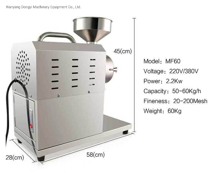 Coffee Grinder Stainless Steel Hot Sale 60kg/H Factory Supply