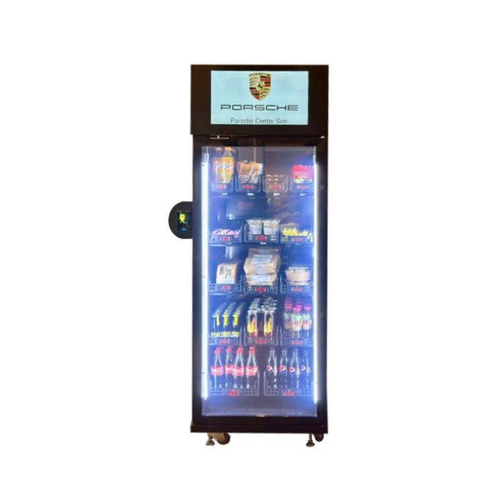 Weimi Office Fast Shopping Smart Fridge Snack Drink Vending Machine Weight Sensor for Sale Salad Sandwich Coffee
