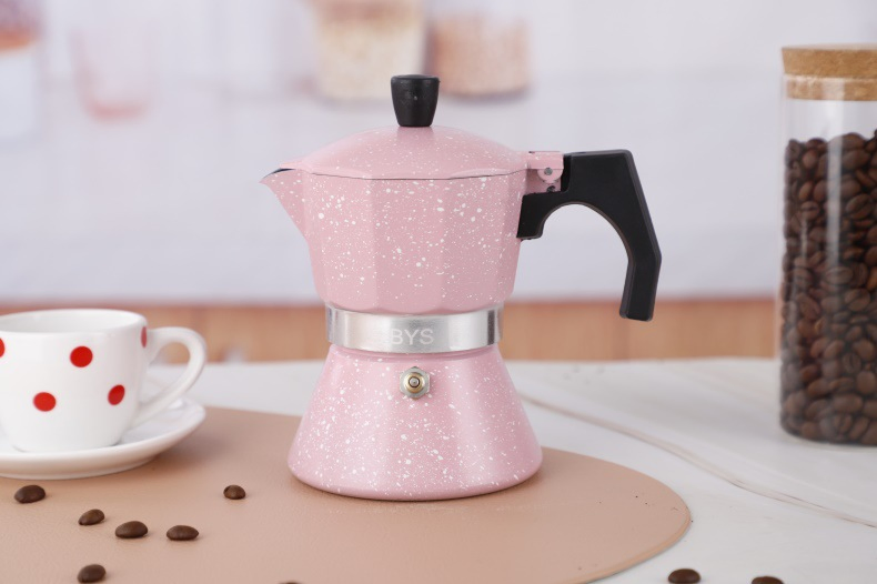 6 Cup Stovetop Espresso Maker, Premium Aluminum Moka Pot Italian Espresso Coffee Maker Household Usage