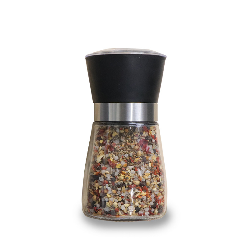 Manual Salt and Pepper Grinder Set Adjustable Coarse Salt and Pepper Mills Refillable Ceramic Burr Kitchen Gift Salt Pepper Shakers