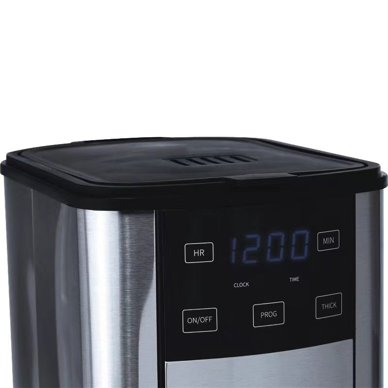 12-15 Cup Coffee Maker (1.8L Capacity) – Anti-Drip Design, Automatic Warming Plate, Touchscreen Digital Display with Programmable Timer, Aroma Function, D