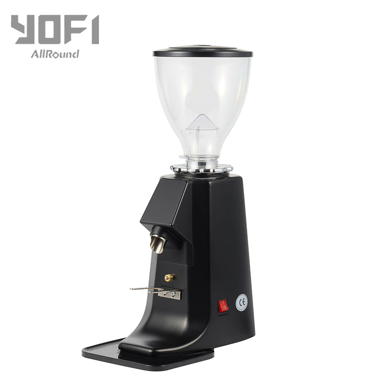Professional 64mm Flat Wheel Burr Commercial Electric Coffee Grinder