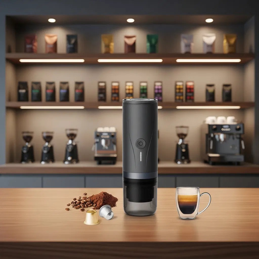 Portable Espresso Coffee Maker Cold Brew Capsule USB Extraction Machine