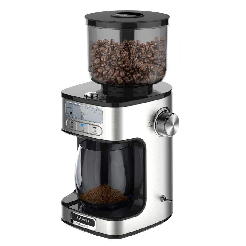 300W Stainless Steel Digital Coffee Electric Grinder