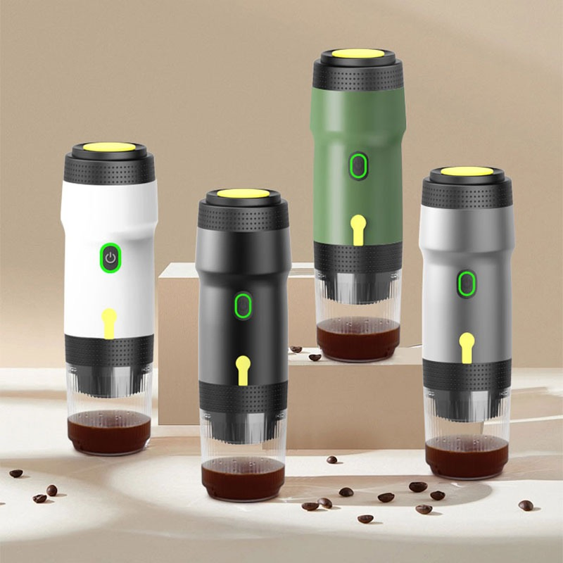 Portable Espresso Handheld 20 Bars Capsule Coffee Machine 3 in 1 Portable Mini Coffee Maker Cold Hot Brewing Cafe Machine