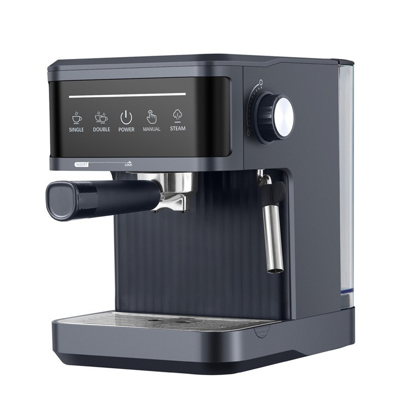 All-in-One Stainless Steel Home Hotel Espresso Coffee Machine Semi-Automatic Italian Style with Concentrated Milk Foam Feature