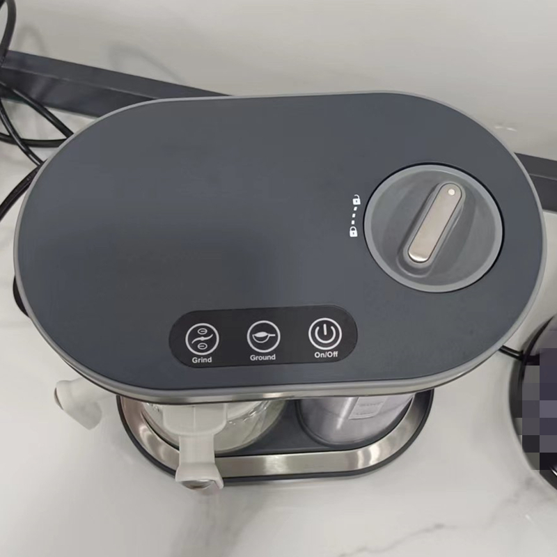 Drip Coffee Maker with 2 Grind Setting Pounder Function