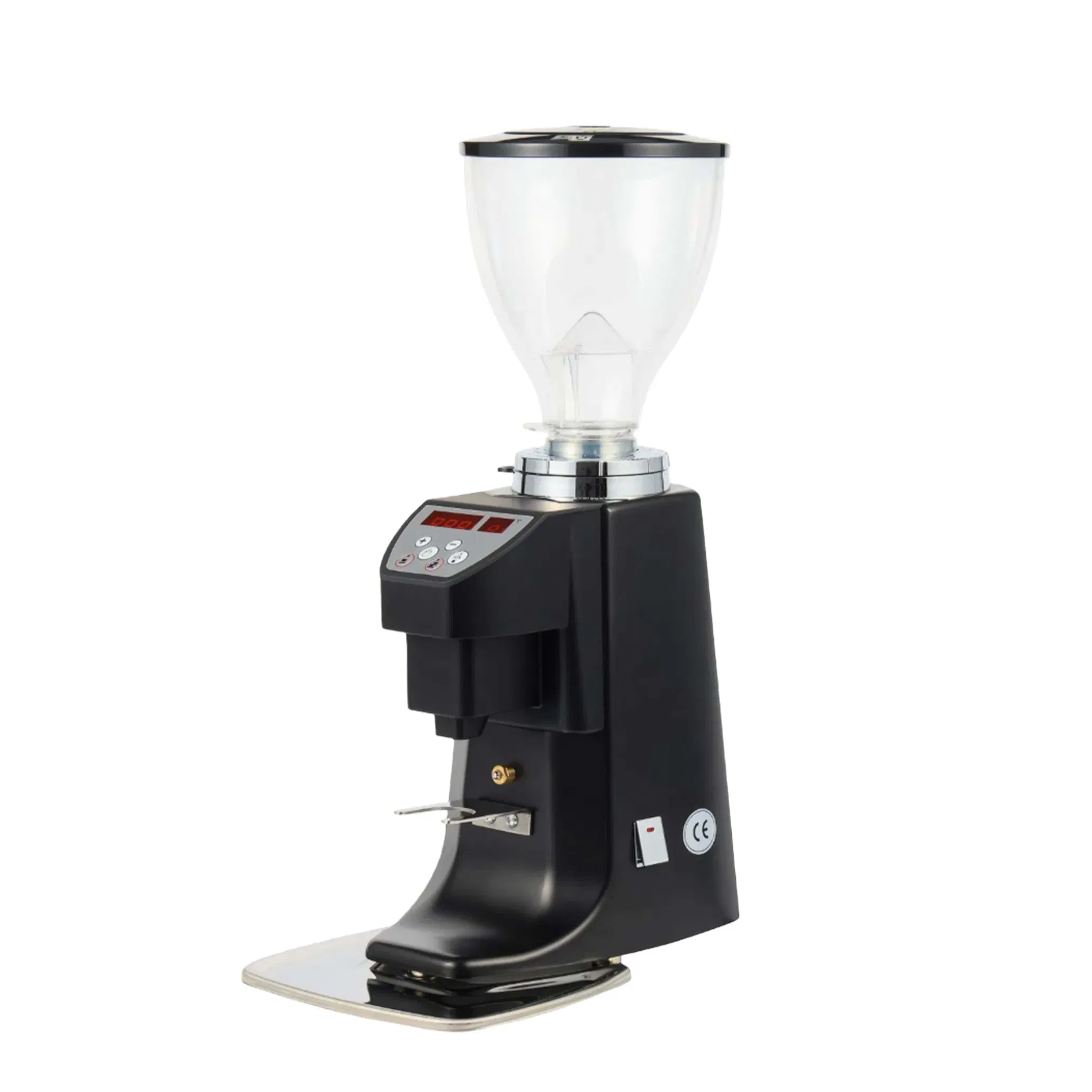 High Performance 370W High Torque Motor 64mm High Carbon Steel Burrs 220V Precision Grinding Espresso Coffee Grinder