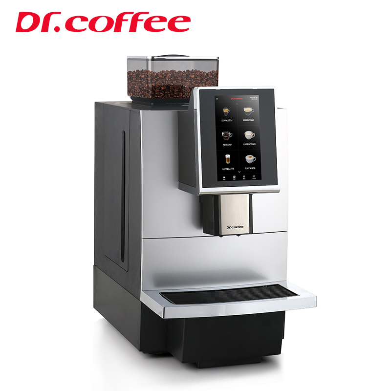 Dr. Coffee F12 Silver Color Fully Automatic Expresso Coffee Machine for Office Store