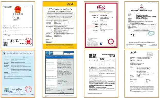 Certifications