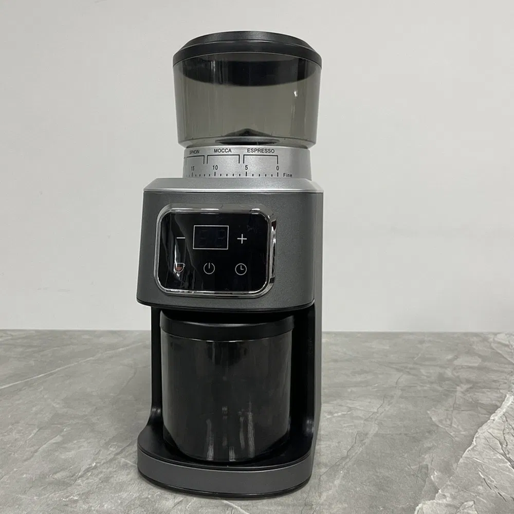GF2005b Adjustable Household Burr Coffee Grinder Machine with Digital Panel