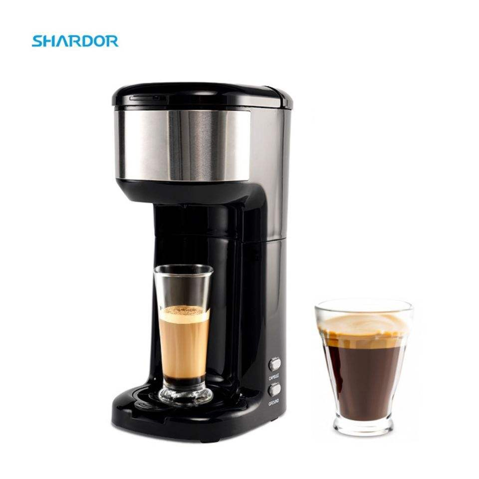 Mini Coffee Maker Single Serve Automatic Coffee Machine Descaling Reminder and Self Cleaning Coffeemaker