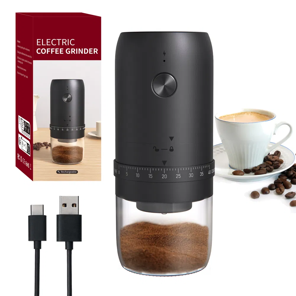 High Quality ABS Easy Operation USB Mini Portable Electric Coffee Bean Grinder