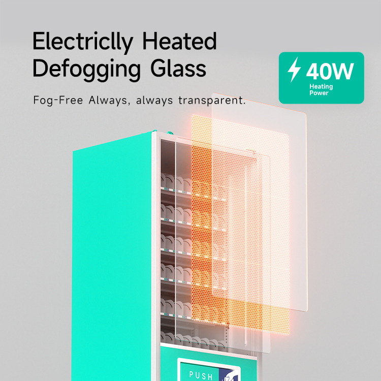 Office Combo Vending Machine Compact Design for Coffee Snack Supply