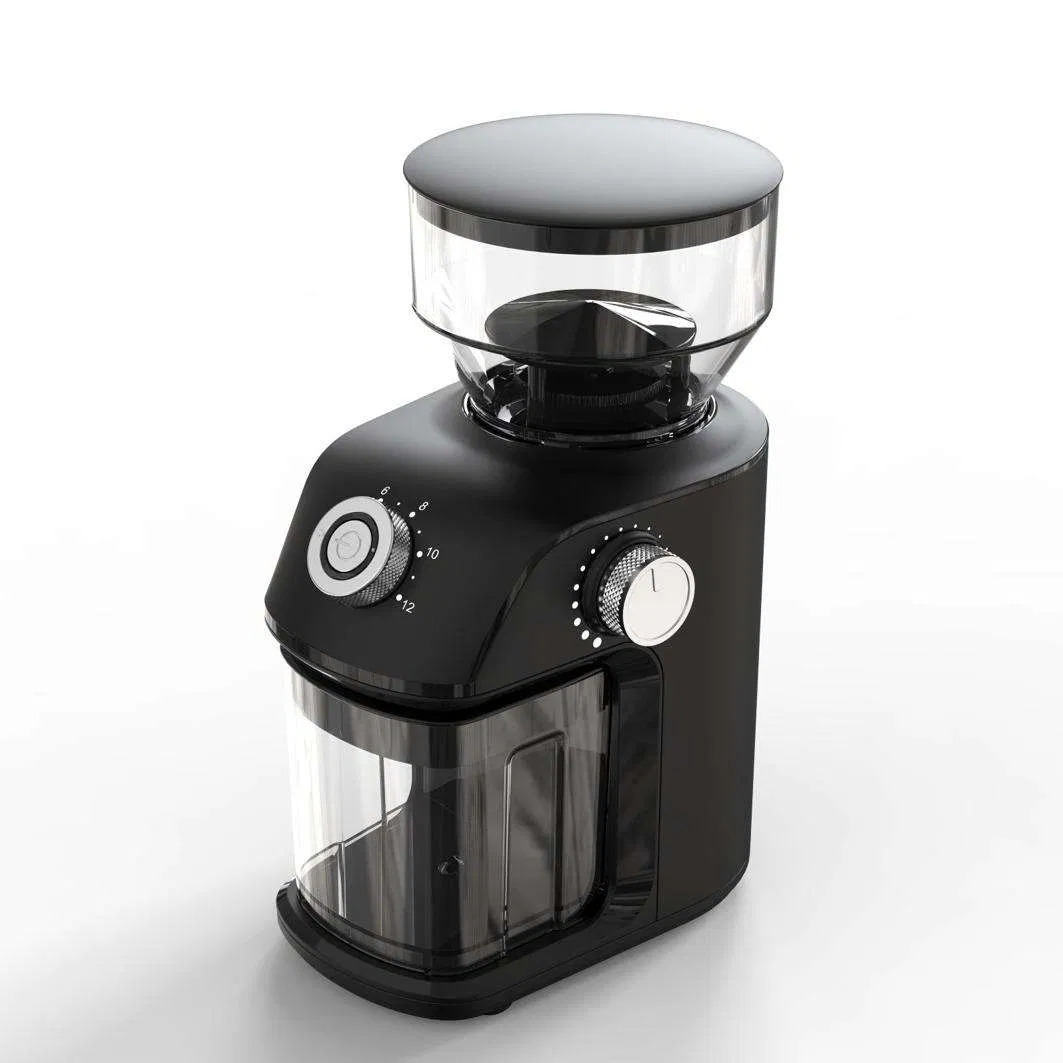 Electric Burr Coffee Grinder, Adjustable Burr Mill with 18 Precise Grind Setting for 2-14 Cup