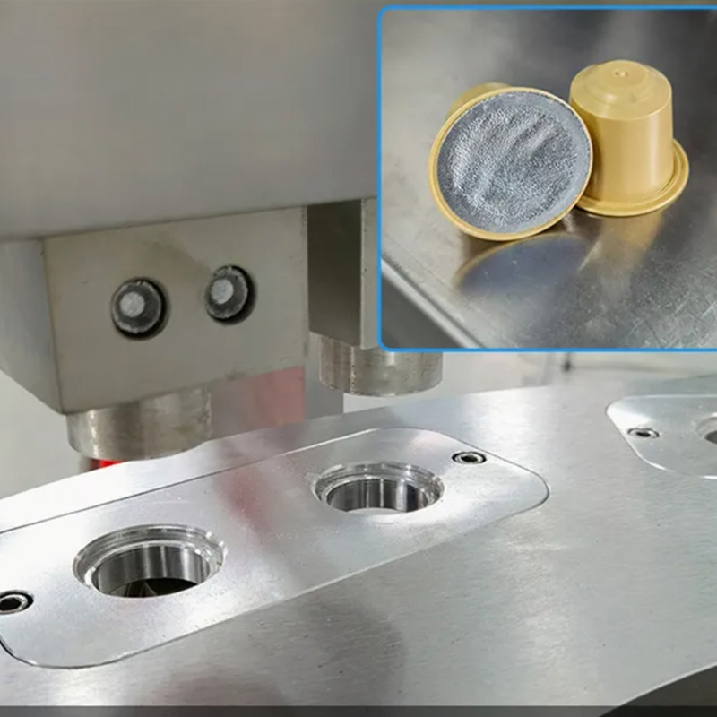 High Speed 3 in 1 / Food/ Snack/ Grain/ Rice/ Nuts/Peanut/Sugar Coffee Capsule Filling Sealing Vacuum Packing/ Packaging Machine