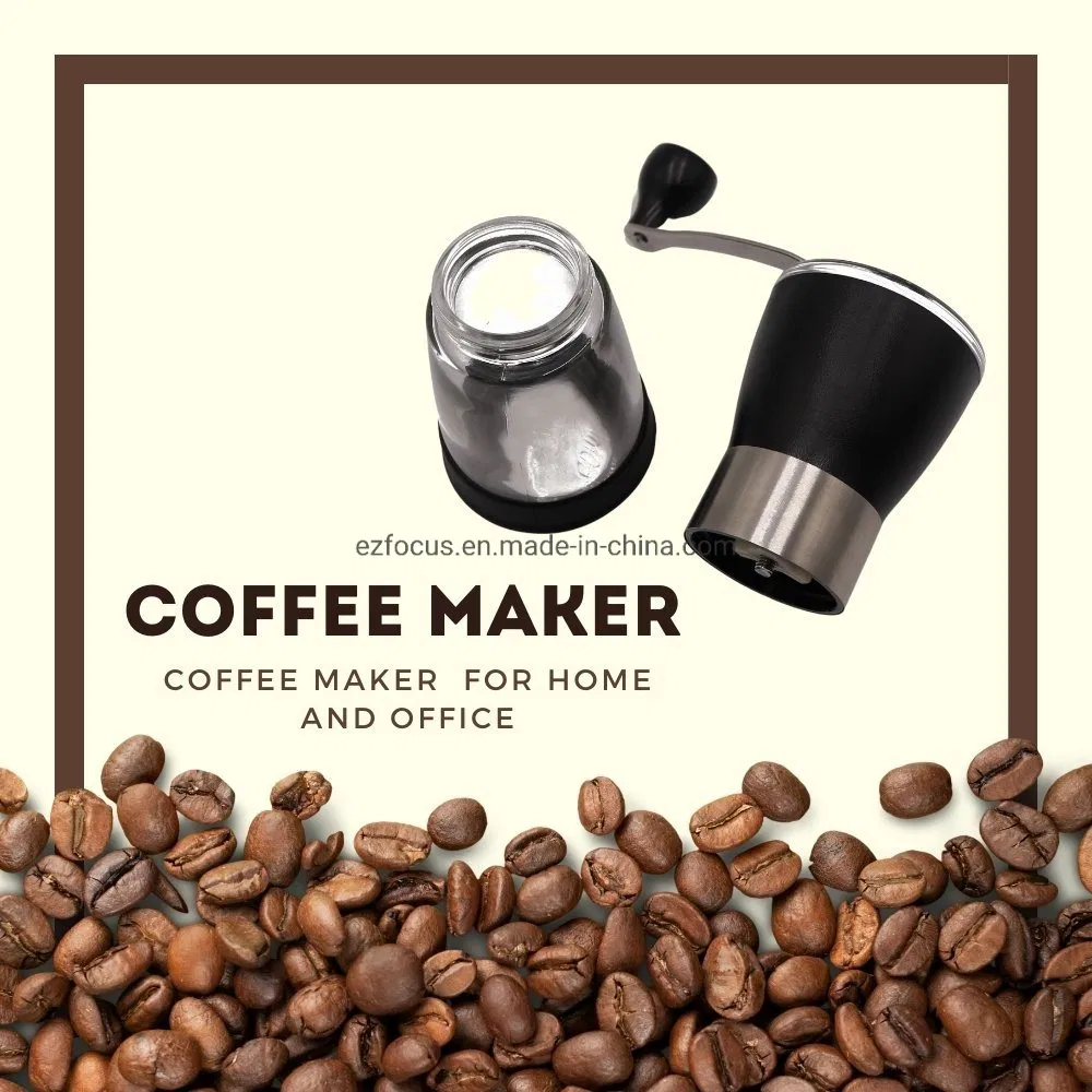 Manual Coffee Grinder Mill Maker Ceramic Burr Hand Portable Adjustable Wbb14474
