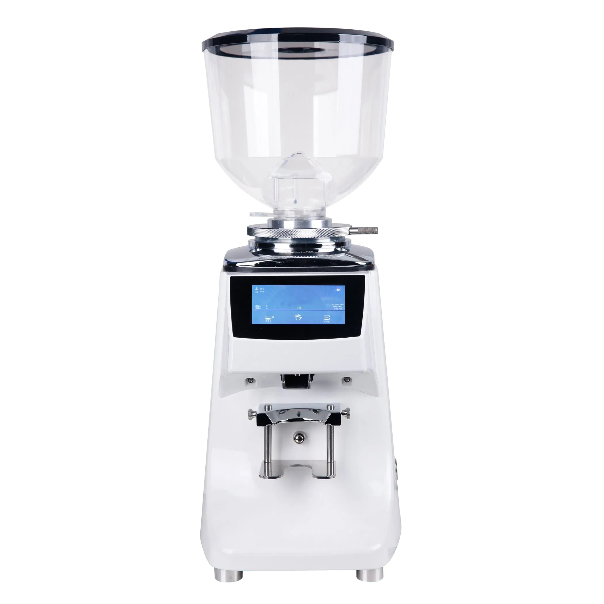 Commercial Professional Touch-Screen 83mm Flat Burr Coffee Espresso Grinder