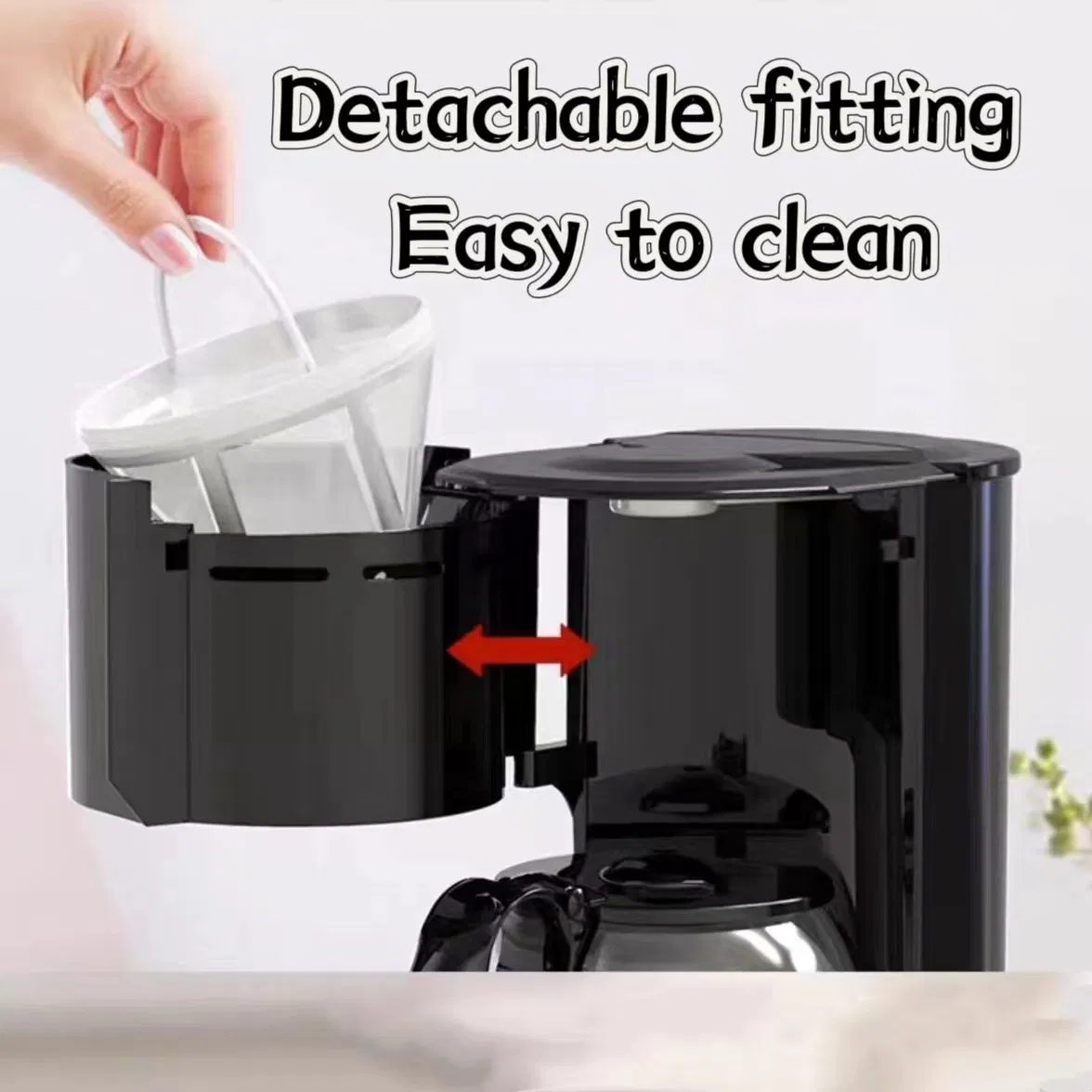 Drip Big Capacity RoHS Apply to Home Coffee Maker