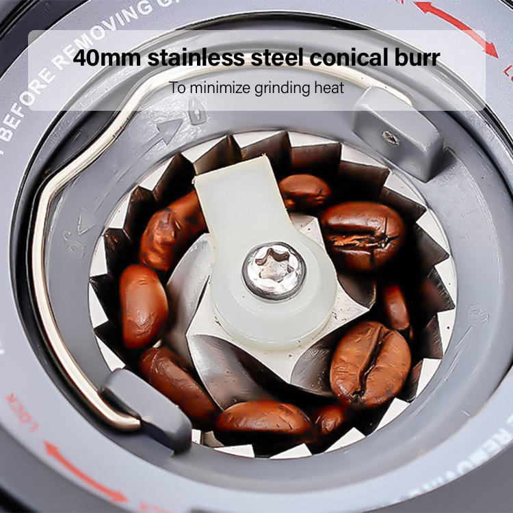Smart Multifunction Burr Coffee Grinder Anti-Static Design Coffee Grinder Electric Coffee Grinder