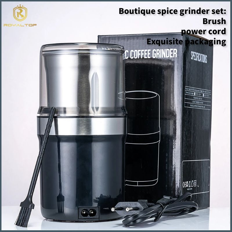 Amazon Large Capacity 100g Grinding Dry Spice Mini Electric Mills Portable 300W Multi-Function Electric Coffee Beans Grinder Set