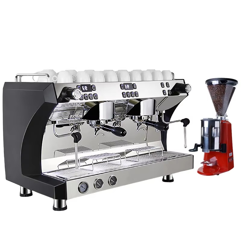 Professional Coffee Maschine Italian Coffee Maker Two Group Semi Automatic Commercial Coffee Espresso Machine in China