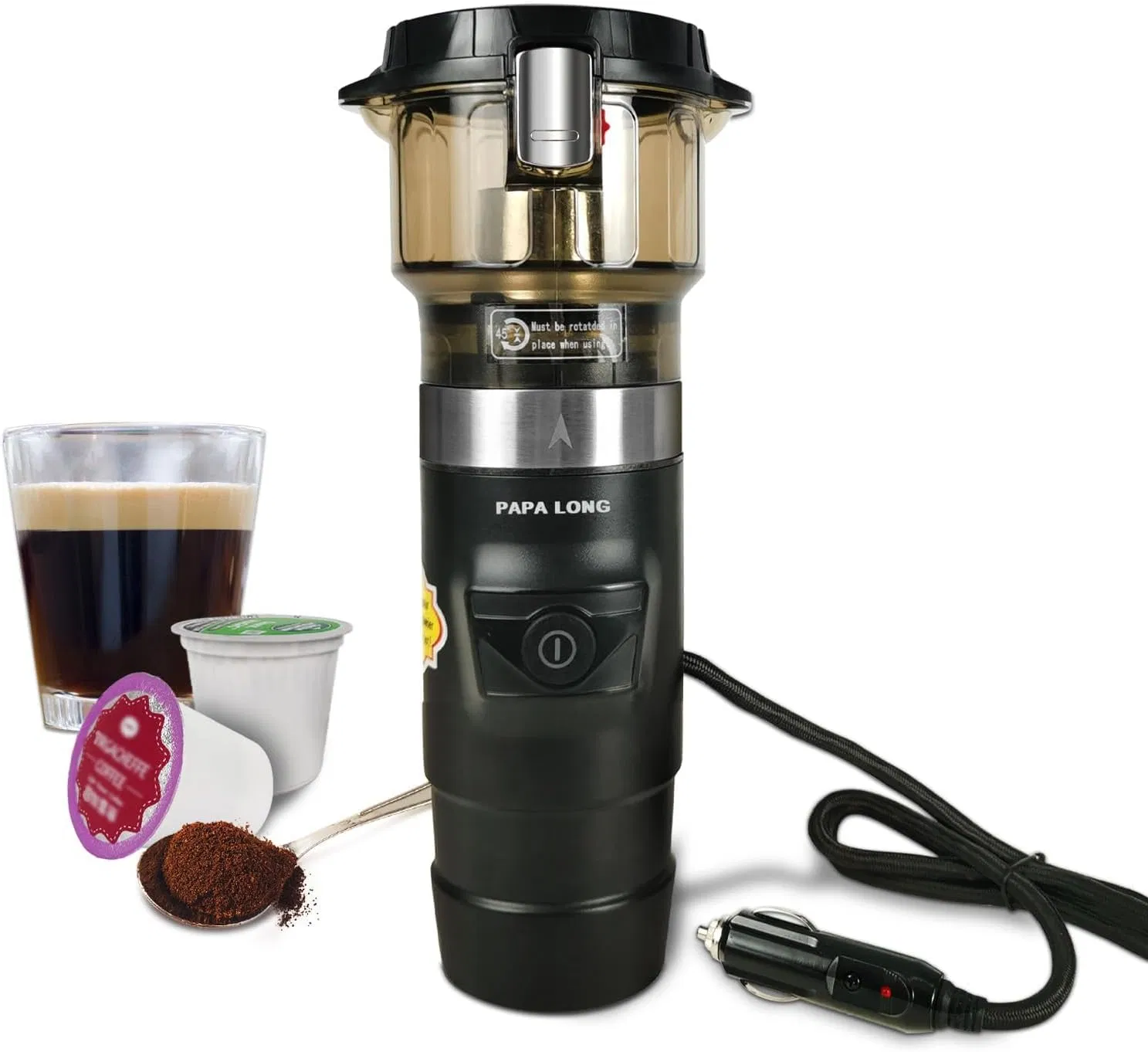 Portable Coffee Maker for Car / Capsules Home Office USB Car Electric Coffee Machine