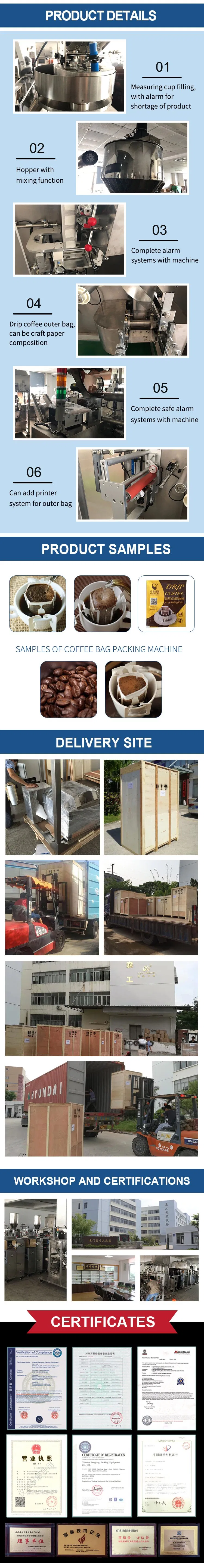 Drip Coffee Packing Machine Detail