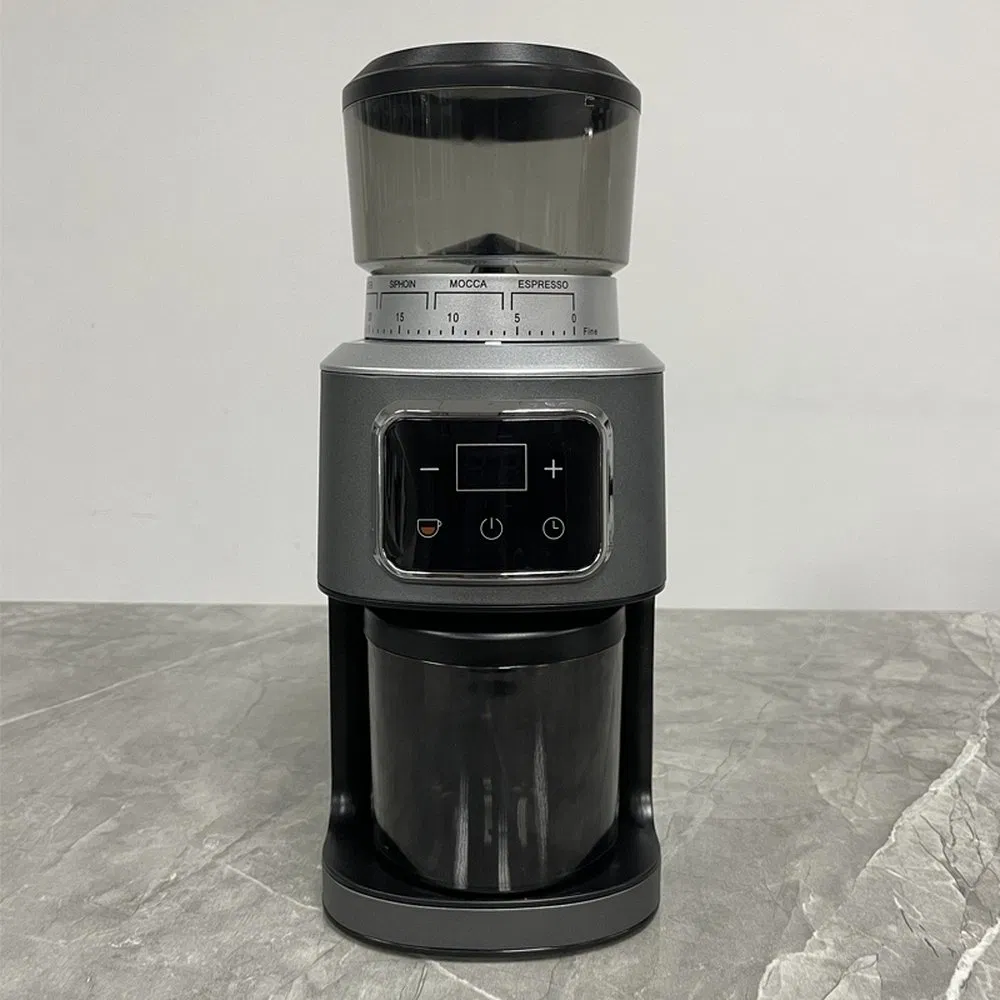 GF2005b Adjustable Household Burr Coffee Grinder Machine with Digital Panel