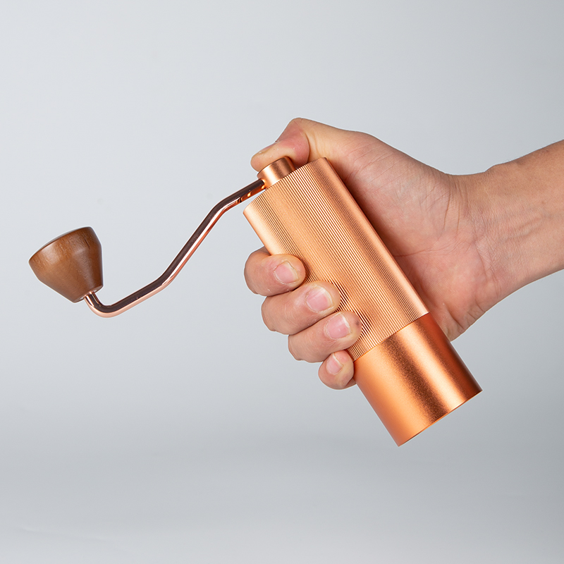 Manual Coffee Grinder with Adjustable Stainless Steel Burrs - Durable &amp; Precise Grind