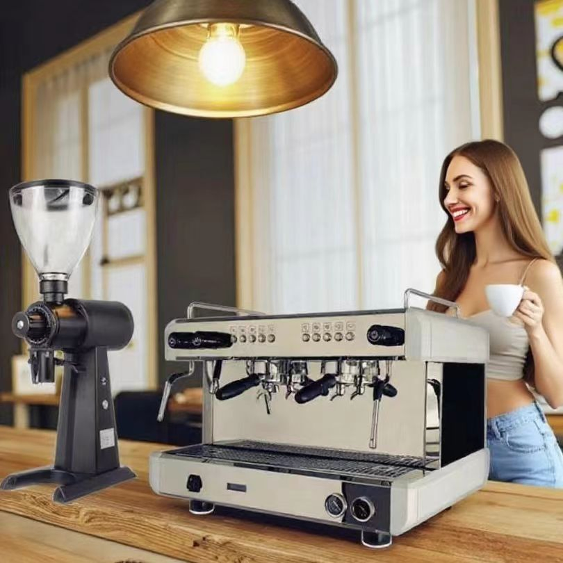 Commercial Double Group Espresso Coffee Machine Cappuccino Coffee Maker Espresso Machine