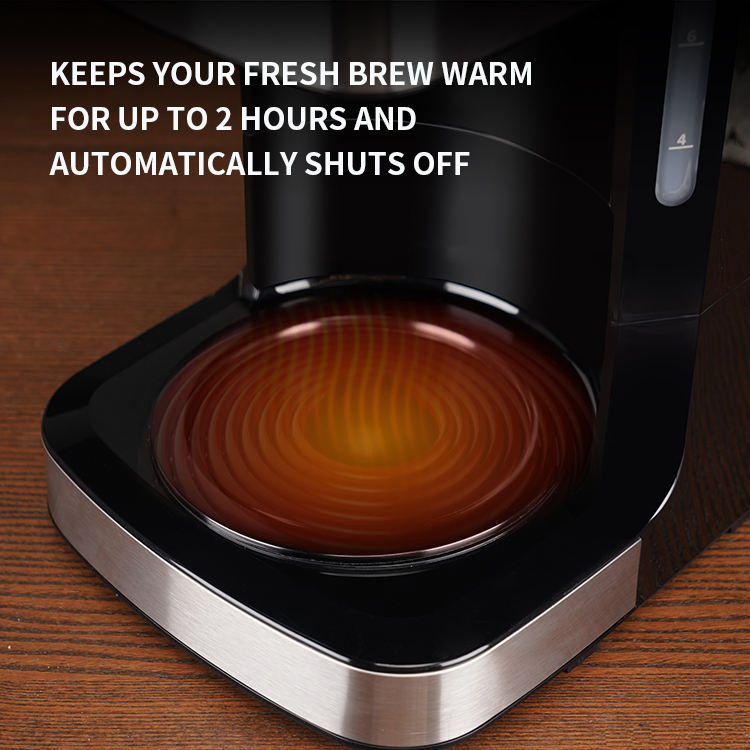 Anti-Drip Drip Coffee Maker 2 Hours After Brewing Complete Electric Coffee Maker The Carafe Plate Automatic Coffee Maker