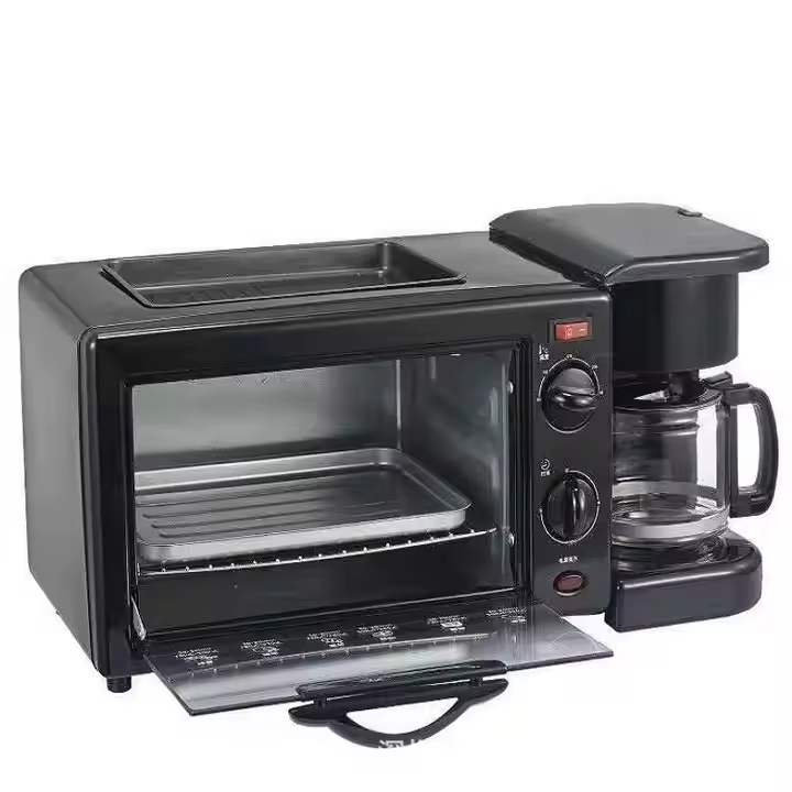 Modern 110V/220V Multifunctional Household Breakfast Machine Toaster Oven Coffee Maker Breakfast